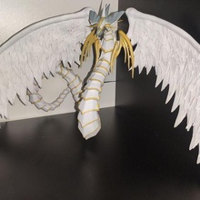 yu-gi-oh rainbow dragon 3d print model figure 3d print model - Mito3D