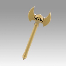 yu-gi-oh yugioh duel monsters marik ishtar cane cosplay prop game other diy hobby printable 3d weapon replica oh gi yu 3d print model - Mito3D