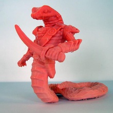 yuan-ti jogo dungeons & dragon a arte de brinquedo 3d print model - Mito3D
