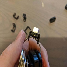 yubikey 5c nano Schlüsselanhänger Befestigung keychain openscad computer 3d print model - Mito3D