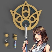 yuna's summoner staff - final fantasy 3d print model - Mito3D