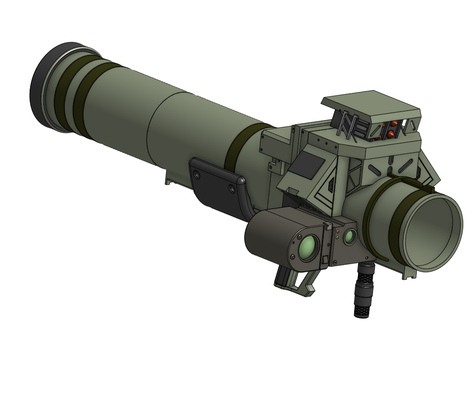 yuni nikke inspired rocket launcher prop solid snake mgs anime 3d print model - Mito3D