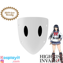 Yuri honj gesichtslos Maske 3d Modell 3d print model - Mito3D