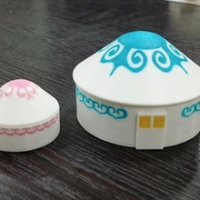 yurta caja de joyería 3d print model - Mito3D