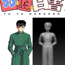 yusuke urameshi anime hackshow 3d print model - Mito3D