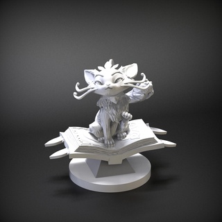 Yuumi 3d model Yazdır lig efsaneler lol şekil heykel Toplamak figürinler stl minyatürler kahramanlar Ligi 3d print model - Mito3D