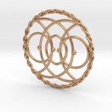 yy vp pendant jewelry pendulous 3d print model - Mito3D