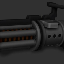 z-6 rotary blaster cannon star war z6 clone trooper 3d print model - Mito3D