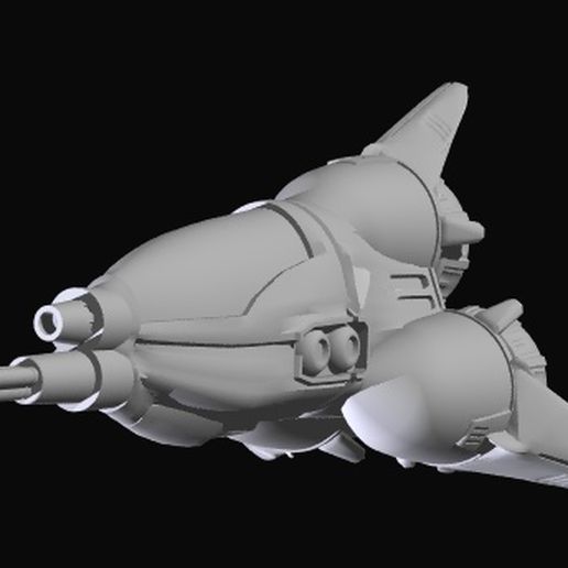 z- fighter pod stonetemplestudios zentraedi robotech 3D print model - Mito3D