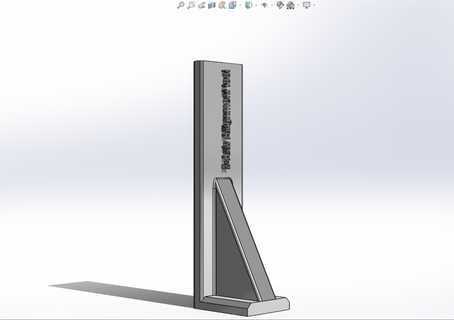 z-axis alignment tool cr-10s pro 3dprinter 3d printer accessory cr-10spro accessories 3d print model - Mito3D