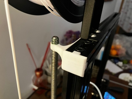 z axis apoyo ender 3 v2 filamento ajustamiento guía rail estabilizador 3d print model - Mito3D