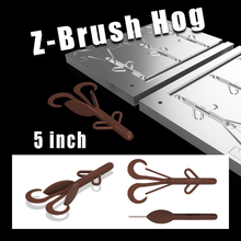 z-b hog 5 inch 3d stl step file cnc print gadget fishing lure mold soft bait hook bass trout salmon 3d print model - Mito3D