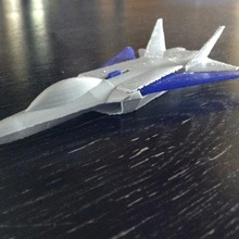 z-15 stealthy tomcat game aircraft airplane concept fighter jet model toy 3d print model - Mito3D