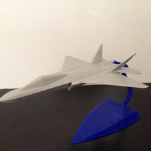 z-13 hayalet savaşçı oyun uçak ekran jet model oyuncak 3d print model - Mito3D