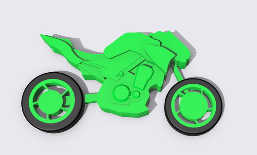 z900 motocicleta Kawasaki chaveiro 3d print model - Mito3D
