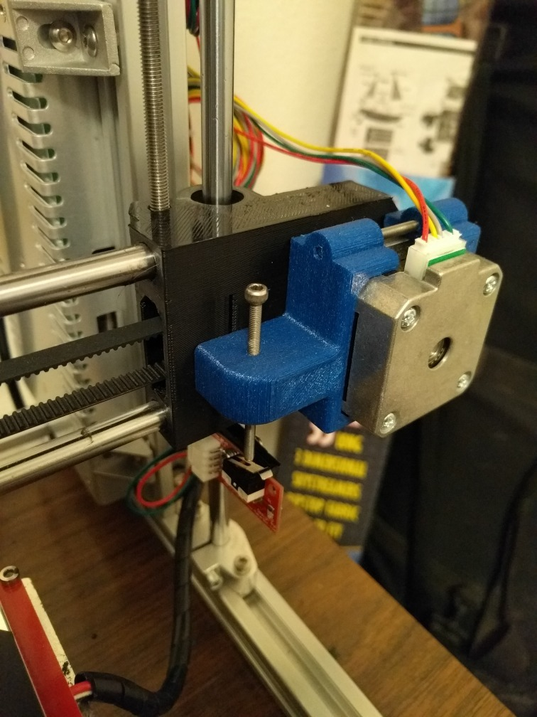 z end stop trigger adjustment prusa i3 2020 3d printer adjustable endstop folger folgertech z-axis parts 3D print model - Mito3D