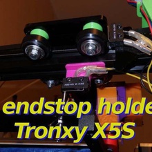 z endstop holder - x5s other printers tool 3dprintable 3dprinter 3dprinting sgabolab tronxy 3d printing 3d print model - Mito3D