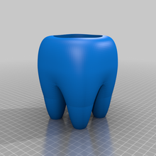 diente porta cepillo dientes 3d_printer_accessories 3d print model - Mito3D