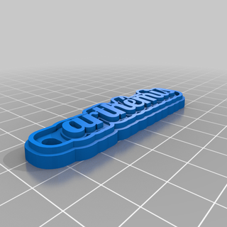 zap customized keychains 3d print model - Mito3D