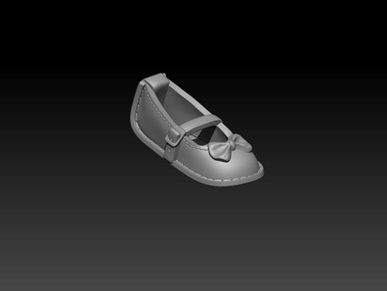 zapato mujer bebe 3d print model - Mito3D