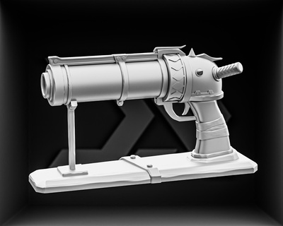 zapper blaster 3d stampabile stl modello jinx arcano lega leggende lol file replica Stampa pistola 3d print model - Mito3D