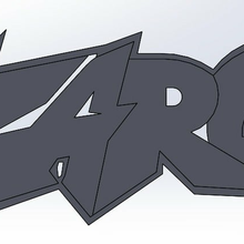 zarco logo keychain porte-clef johann motorcycle moto gp rossi people 3d print model - Mito3D