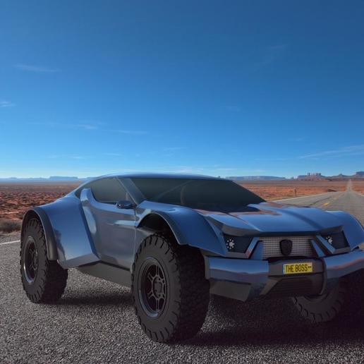 zarooq sand racer 500 gt game zarroq car sports engine v cv horses lamborghini general motors apple anthony janarelly rally dakar emirates 3D print model - Mito3D