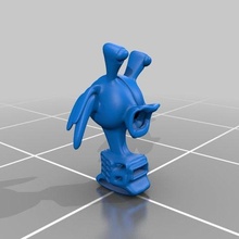 zarp manero game alien funny face toy 3d print model - Mito3D