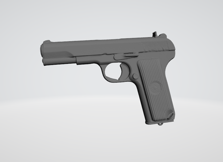 zastava m57 - tokarev tt-33 tetejac glock kydex mold gun 3d print model - Mito3D