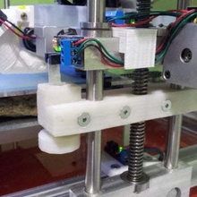 z-axis fine adjustment tool 3d printer parts repstrap openscad 3d print model - Mito3D