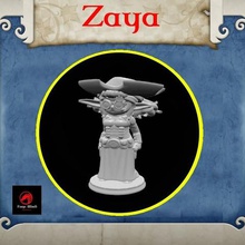 zaya' jeu jouet 28mm échelle d&d miniature les miniatures chibi 3d print model - Mito3D