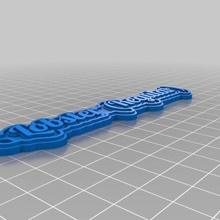 zcsf customized keychains 3d print model - Mito3D
