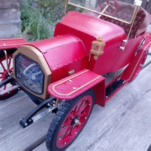 zebra 1910 ruota vari vecchia auto d'epoca rc 3d print model - Mito3D