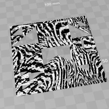 zebra stierpinsky Pyramide Kunst Mathe-Kunst 3d print model - Mito3D