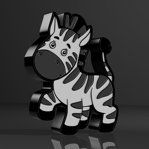 Zebre Lampe v2 3D print model - Mito3D