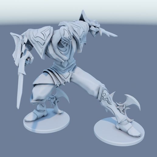 zed lega leggende 3d Stampa modello gioco giocattolo lol 3D print model - Mito3D