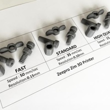 zeepro zim quality test nuts bolts tool 3d print model - Mito3D