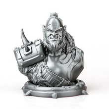 zefrong orc various bust wekster warcraft 3d print model - Mito3D
