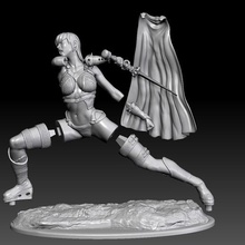 zelara warrior 2 art model figure fight girl sword warrior fantasy character