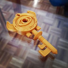zelda boss key gioco chiave 3d print model - Mito3D