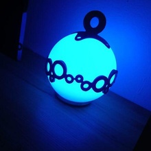zelda botw bomb ring art gaming breath wild nintendo lamp glowing 3d print model - Mito3D