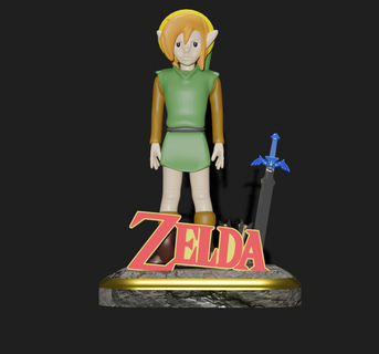 Zelda Charakter 3d print model - Mito3D