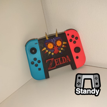zelda controller support switch game standy holder nintendo mask joicon link majora's 3d print model - Mito3D