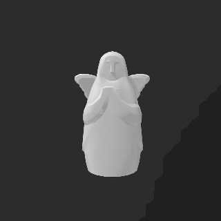 zelda goddess statue small legend breath wild link nintendo switch 3d print model - Mito3D