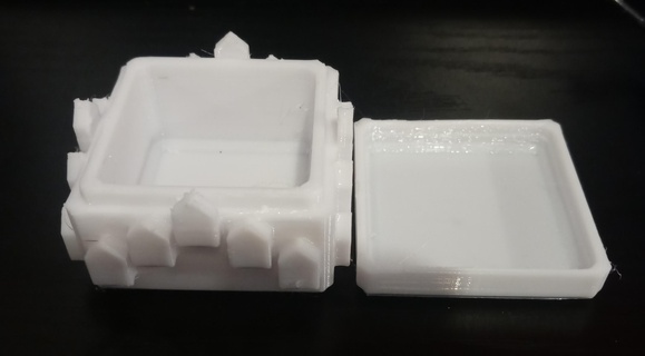 zelda inspired rupee box storage lid 3d print model - Mito3D