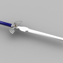 zelda master sword game toys games weapons 3d print model - Mito3D