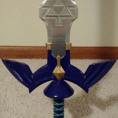 zelda master sword v2 game props 3D print model - Mito3D