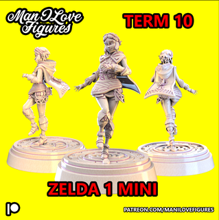zelda mini games tabletops miniatures stl resin printer 3d print model - Mito3D