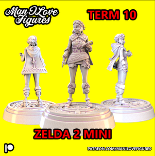 zelda mini games tabletops miniatures stl resin printer 3d print model - Mito3D