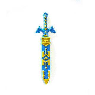 Zelda kılıç anahtarlık kapsül 3d print model - Mito3D